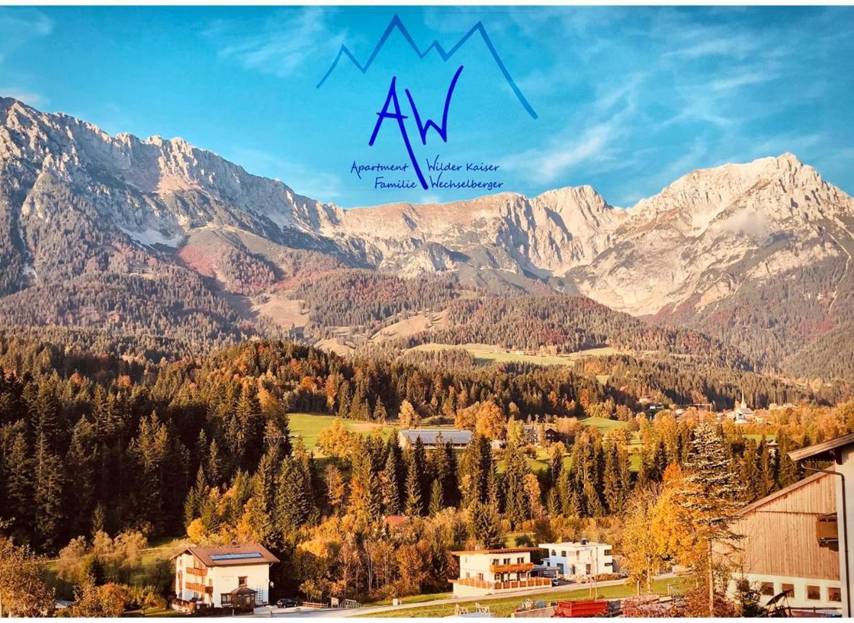 Aw - Apartment Wilder Kaiser Scheffau am Wilden Kaiser Bagian luar foto